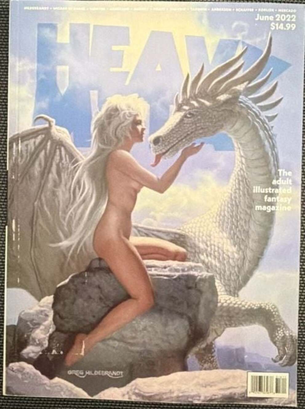 Heavy Metal Magazine - June 2022 Issue #318 - Greg Hildebrandt